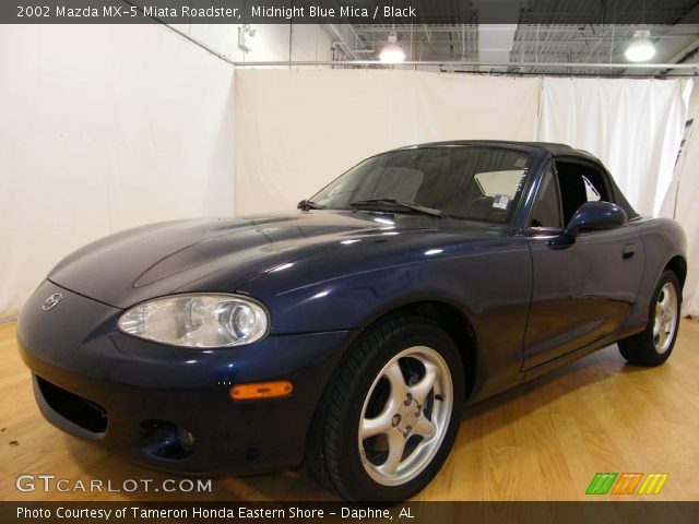 2002 Mazda MX-5 Miata Roadster in Midnight Blue Mica