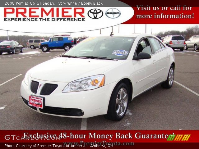 2008 Pontiac G6 GT Sedan in Ivory White