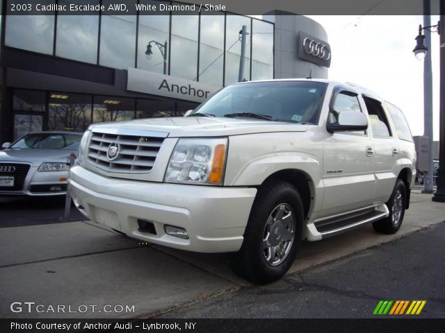 2003 Cadillac Escalade AWD in White Diamond