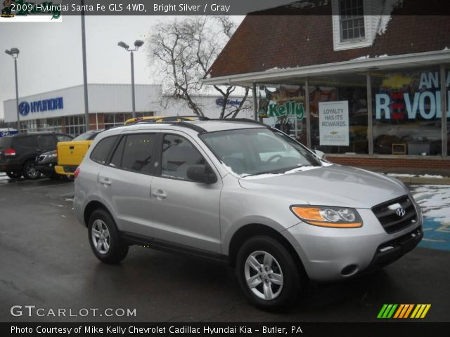 2009 Hyundai Santa Fe GLS 4WD in Bright Silver