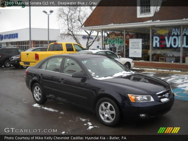 2006 Hyundai Sonata GLS V6 in Deepwater Blue