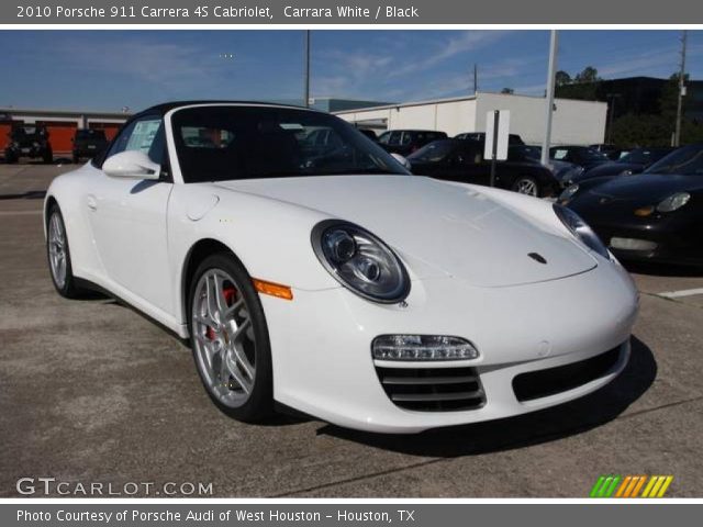 2010 Porsche 911 Carrera 4S Cabriolet in Carrara White