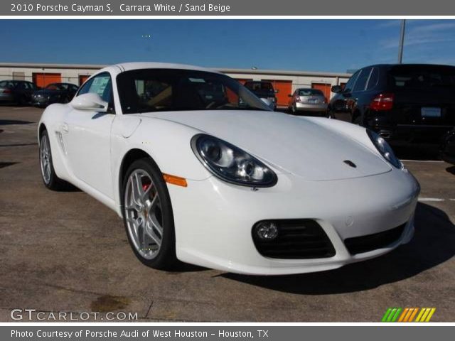 2010 Porsche Cayman S in Carrara White