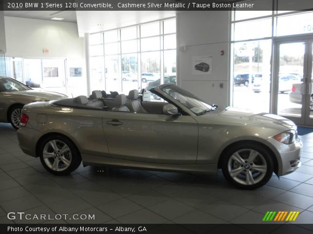 2010 BMW 1 Series 128i Convertible in Cashmere Silver Metallic