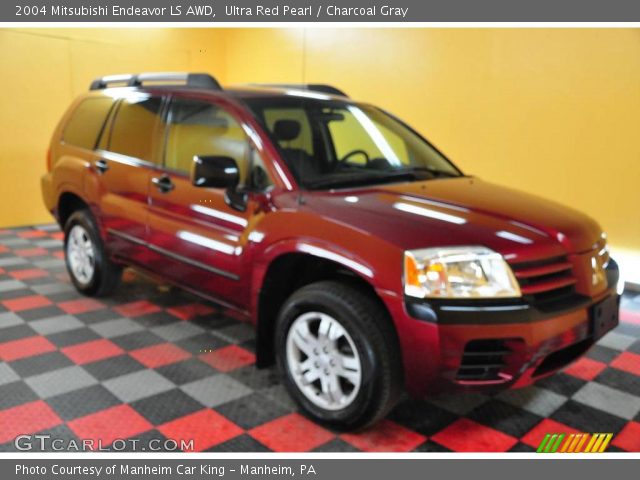 2004 Mitsubishi Endeavor LS AWD in Ultra Red Pearl