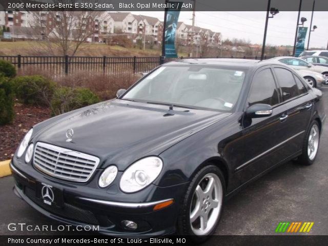 2006 Mercedes-Benz E 350 Sedan in Black Opal Metallic