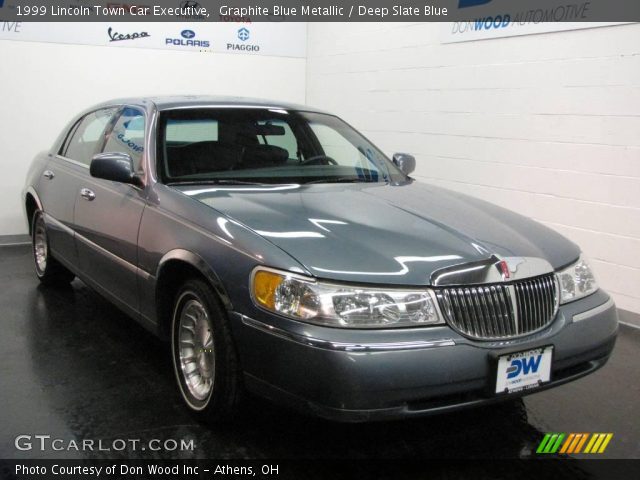 1999 Lincoln Town Car Executive in Graphite Blue Metallic