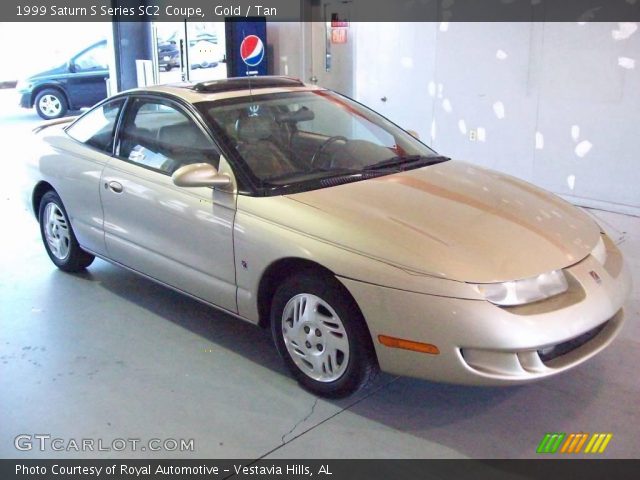 1999 Saturn S Series SC2 Coupe in Gold