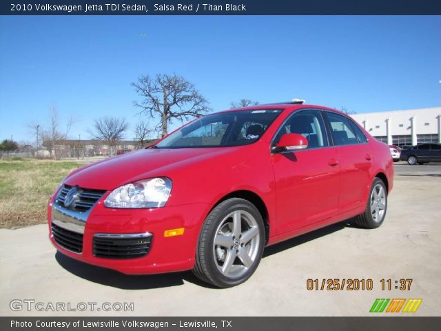 2010 Volkswagen Jetta TDI Sedan in Salsa Red