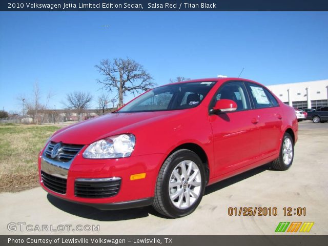 2010 Volkswagen Jetta Limited Edition Sedan in Salsa Red