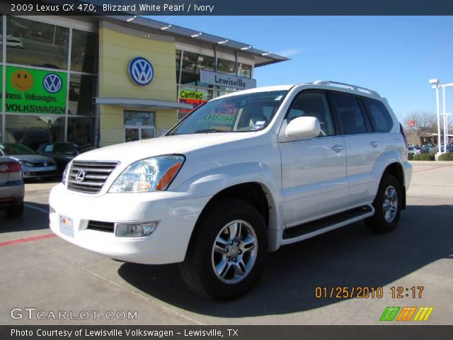 2009 Lexus GX 470 in Blizzard White Pearl