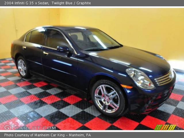 2004 Infiniti G 35 x Sedan in Twilight Blue