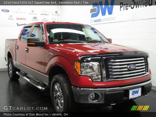 2010 Ford F150 XLT SuperCrew 4x4 in Vermillion Red