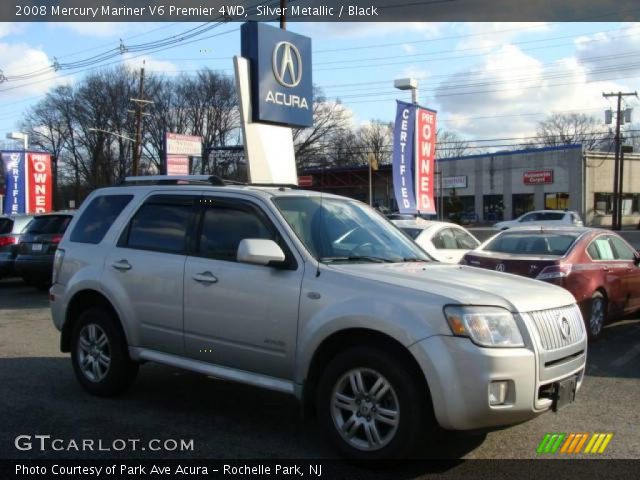 2008 Mercury Mariner V6 Premier 4WD in Silver Metallic