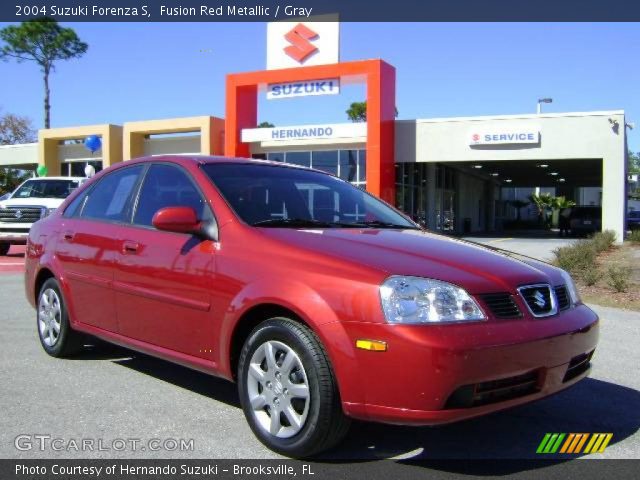 2004 Suzuki Forenza S in Fusion Red Metallic