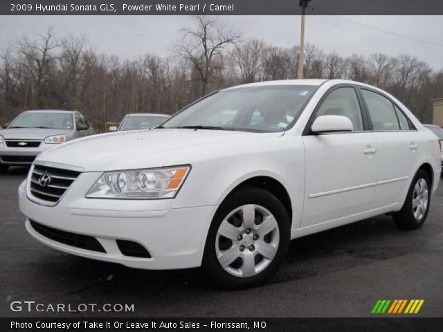 2009 Hyundai Sonata GLS in Powder White Pearl