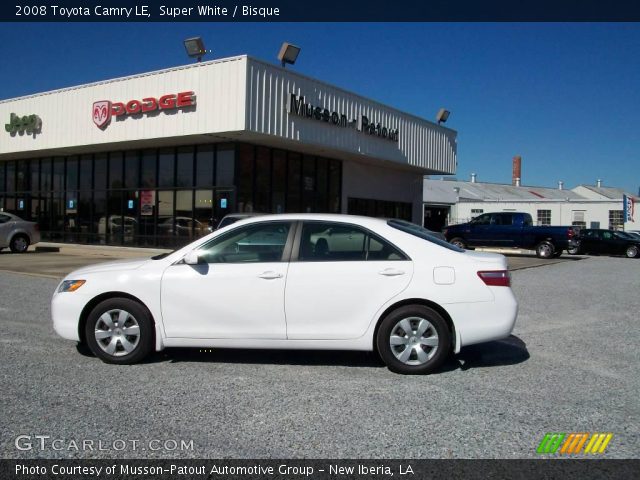 2008 Toyota Camry LE in Super White