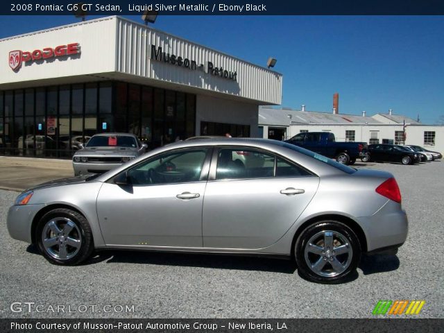 2008 Pontiac G6 GT Sedan in Liquid Silver Metallic