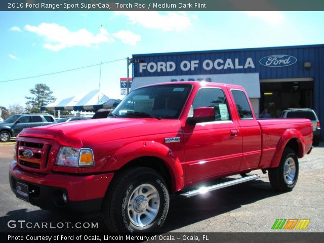 2010 Ford Ranger Sport SuperCab in Torch Red