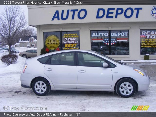 2008 Toyota Prius Hybrid in Classic Silver Metallic