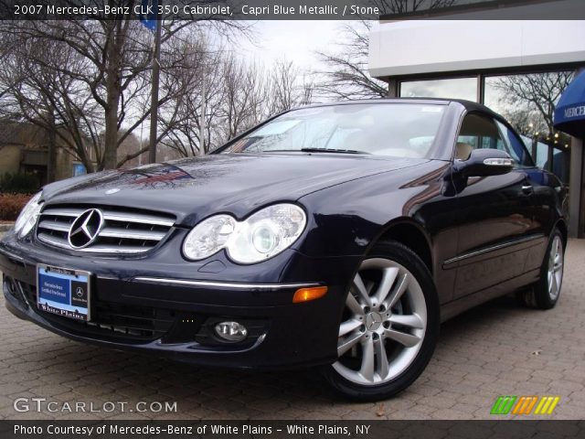 2007 Mercedes-Benz CLK 350 Cabriolet in Capri Blue Metallic