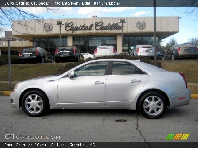 2009 Cadillac CTS Sedan in Radiant Silver