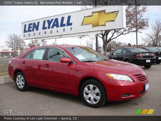 2009 Toyota Camry LE in Barcelona Red Metallic