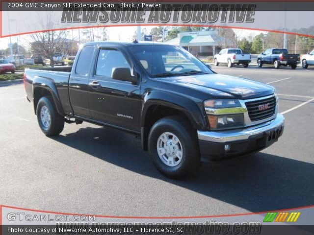 2004 GMC Canyon SLE Extended Cab in Black
