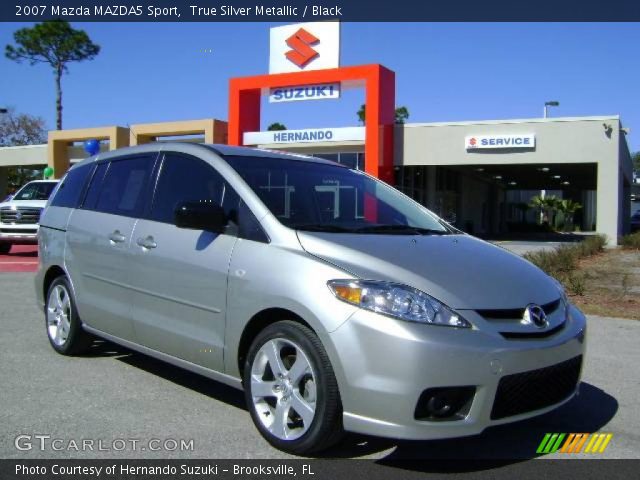 2007 Mazda MAZDA5 Sport in True Silver Metallic