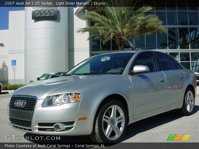 2007 Audi A4 2.0T Sedan in Light Silver Metallic