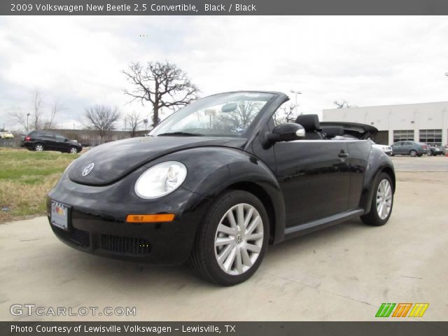 2009 Volkswagen New Beetle 2.5 Convertible in Black