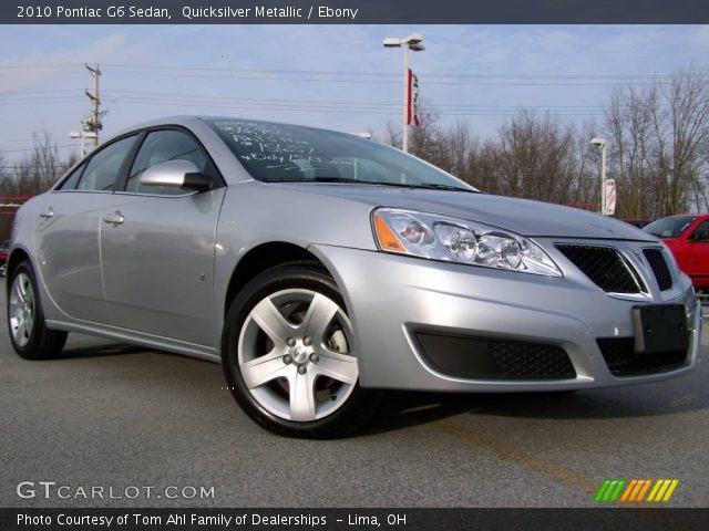 2010 Pontiac G6 Sedan in Quicksilver Metallic