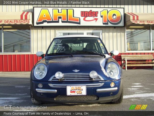 2002 Mini Cooper Hardtop in Indi Blue Metallic