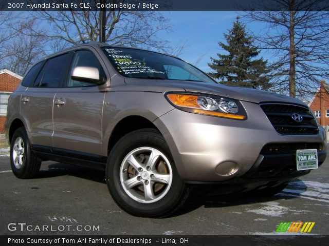 2007 Hyundai Santa Fe GLS in Golden Beige