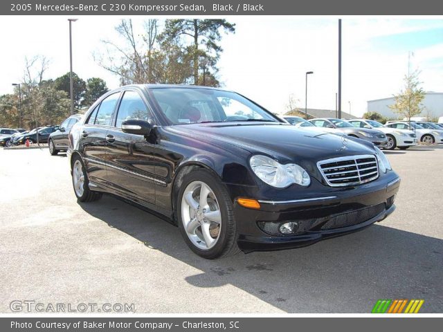 2005 Mercedes-Benz C 230 Kompressor Sedan in Black