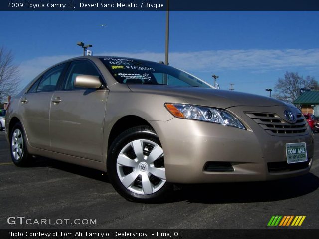 2009 Toyota Camry LE in Desert Sand Metallic