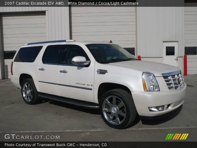 2007 Cadillac Escalade ESV AWD in White Diamond