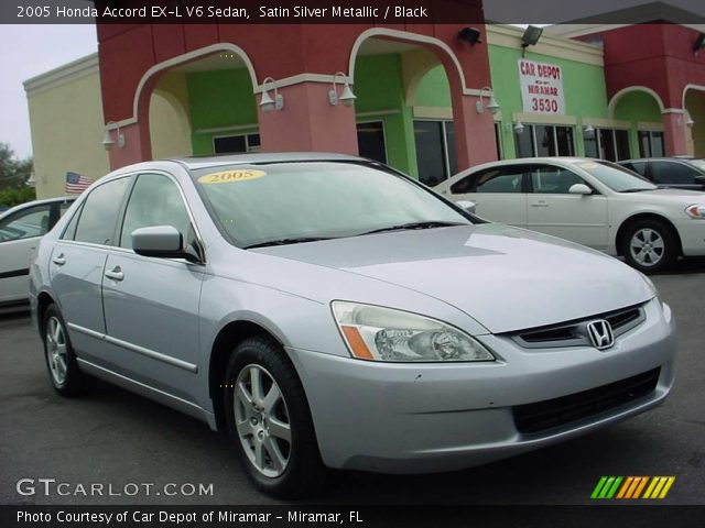 2005 Honda Accord EX-L V6 Sedan in Satin Silver Metallic