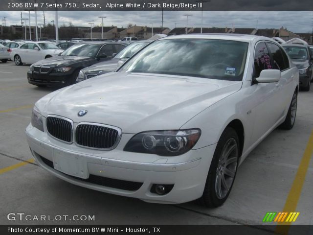 2006 BMW 7 Series 750Li Sedan in Alpine White
