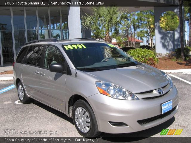 2006 Toyota Sienna LE in Silver Shadow Pearl