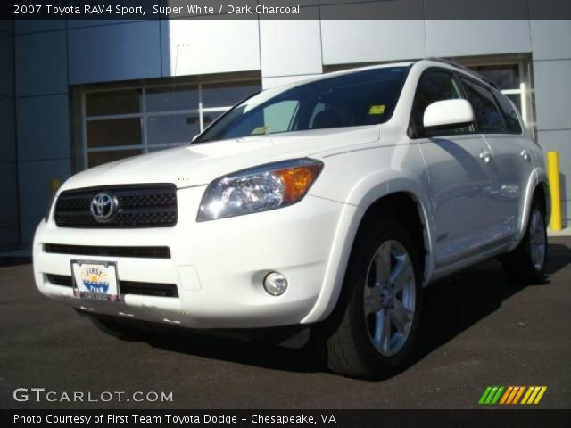 2007 Toyota RAV4 Sport in Super White
