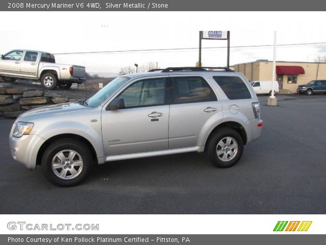 2008 Mercury Mariner V6 4WD in Silver Metallic