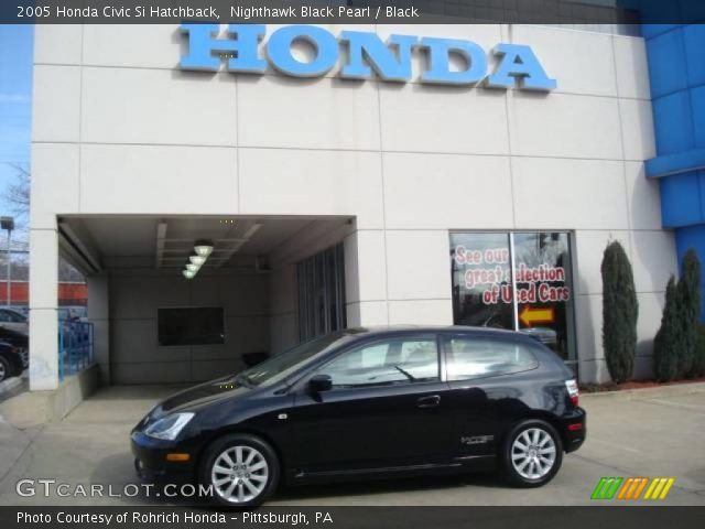 2005 Honda Civic Si Hatchback in Nighthawk Black Pearl