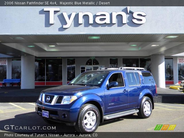 2006 Nissan Pathfinder SE 4x4 in Majestic Blue Metallic