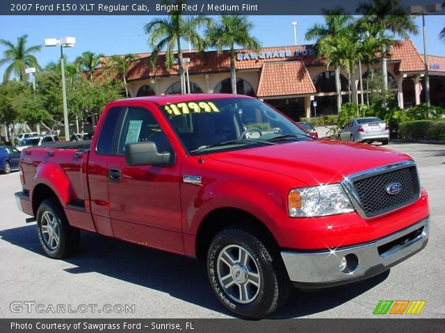 2007 Ford F150 XLT Regular Cab in Bright Red