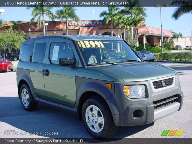 2005 Honda Element LX AWD in Galapagos Green Metallic