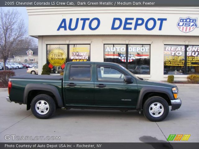 2005 Chevrolet Colorado LS Crew Cab in Dark Green Metallic
