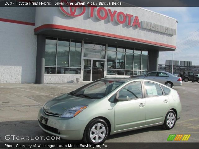 2007 Toyota Prius Hybrid in Silver Pine Green Mica