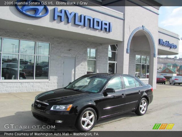 2006 Hyundai Sonata GLS V6 in Ebony Black