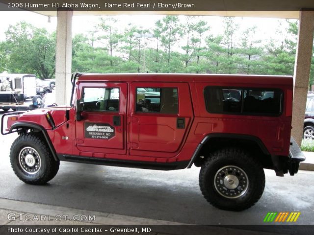 2006 Hummer H1 Alpha Wagon in Flame Red Pearl
